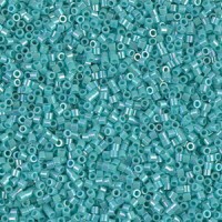 Miyuki delica kralen 15/0 - Opaque turquoise ab DBS-166